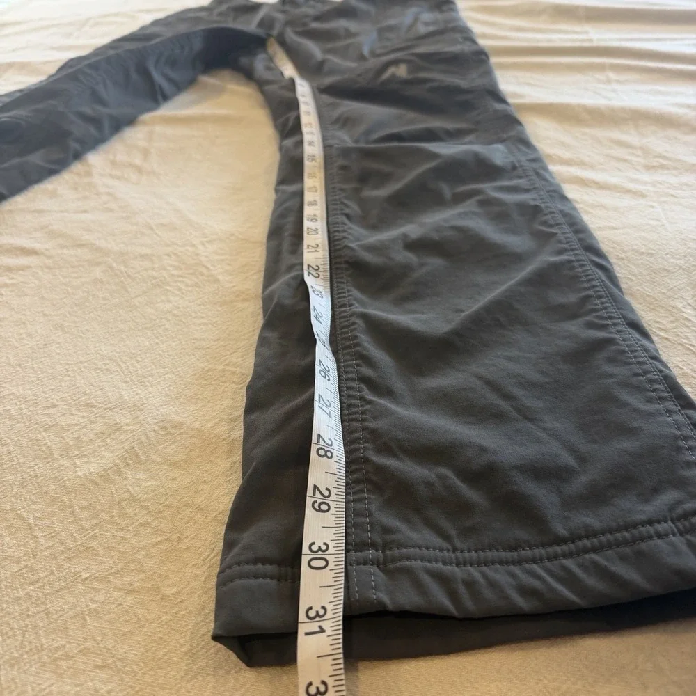 Eddie Bauer Men's 30x32 First Ascent Fleece Lined Guide Pro Pants Gray Hiking